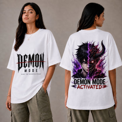 Demon Mode Activated Oversized T-Shirt | Unisex
