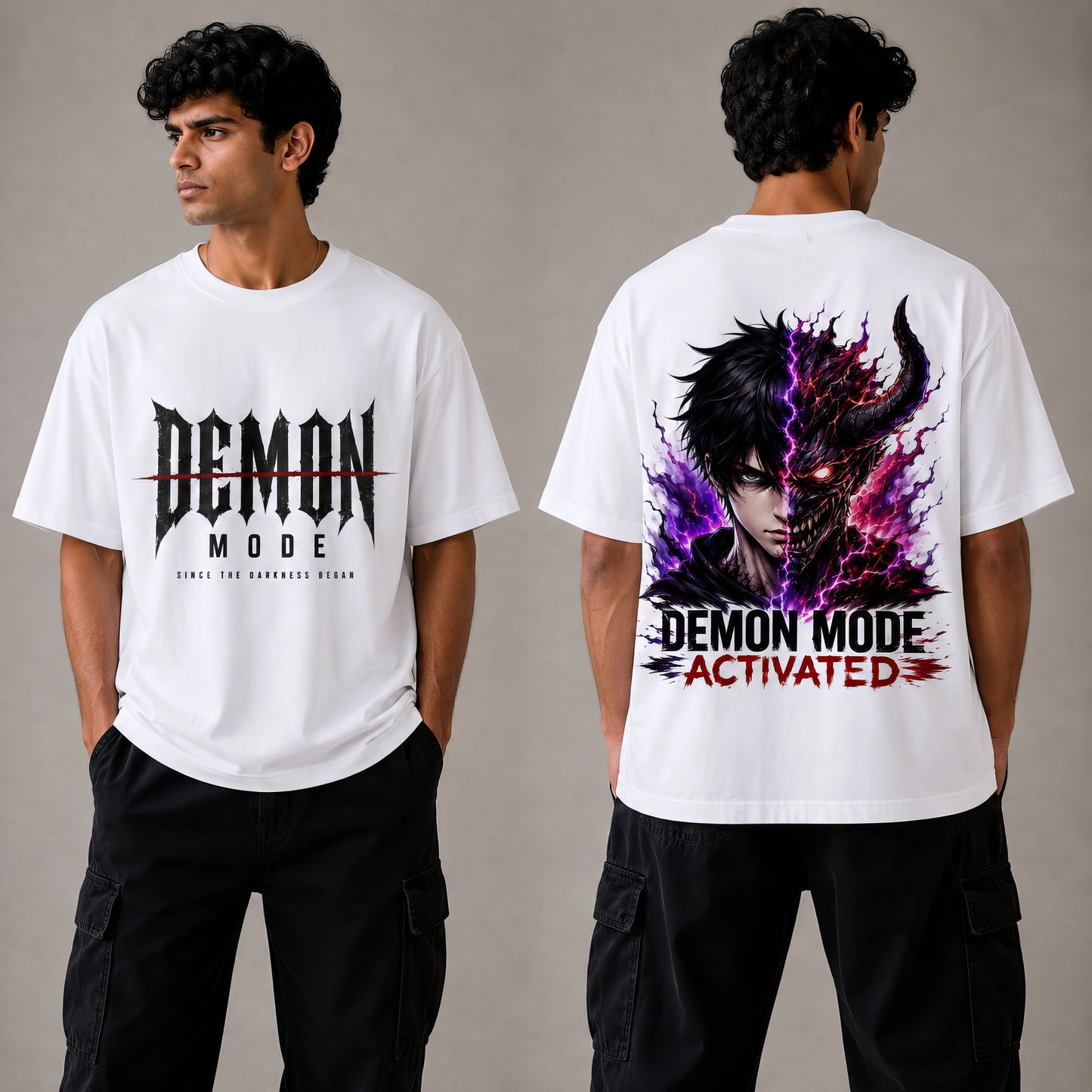 Demon Mode Activated Oversized T-Shirt | Unisex