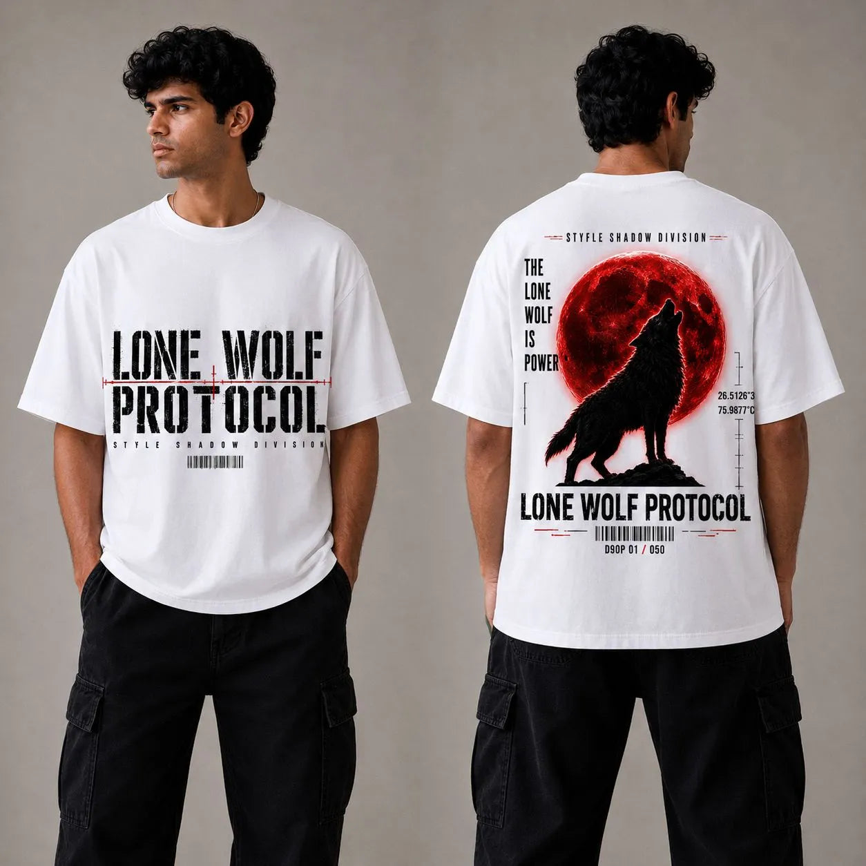 Lone Wolf Protocol Oversized T-Shirt | Unisex