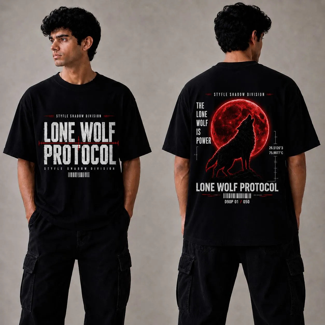 Lone Wolf Protocol Oversized T-Shirt | Unisex