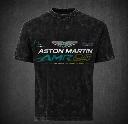 Aston Martin AMR24 Acid Wash Oversized T-Shirt | Unisex